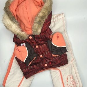 American Girl Doll Nicki (2007 year doll) partial ski outfit